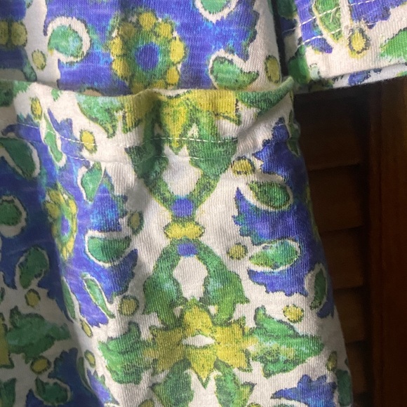Fresh Produce Blue and Green Patterned Dress - Picture 4 of 4